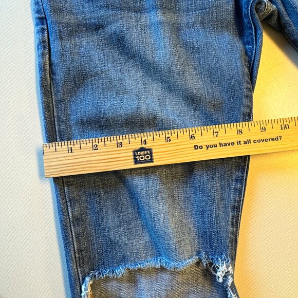 Gap 1969 Jeans Mens 31x32 Skinny Pool Shark Wash Distressed - Picture 11 of 15